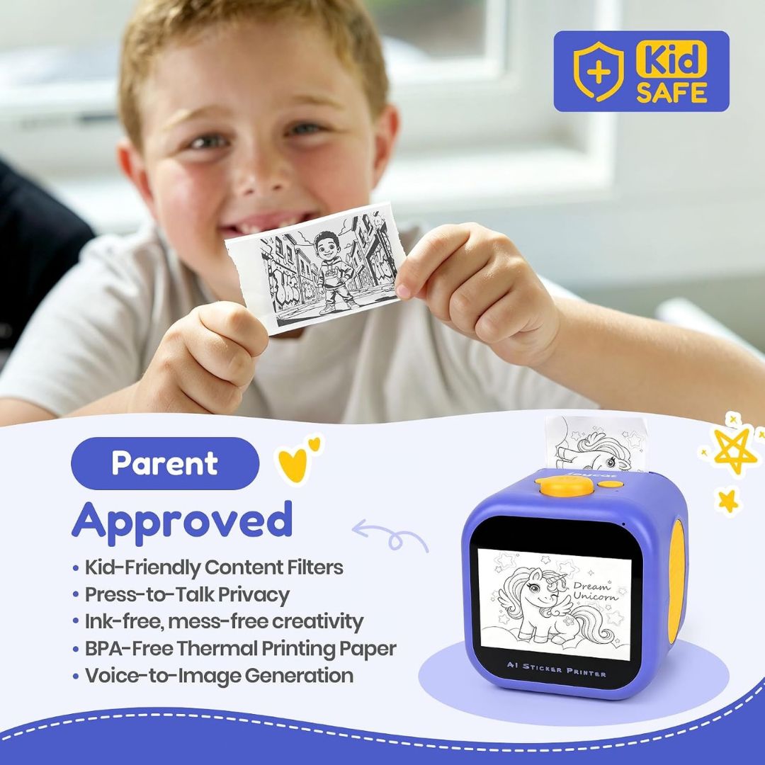 Magic Sticker Maker™  Say It. Print It. Create It.