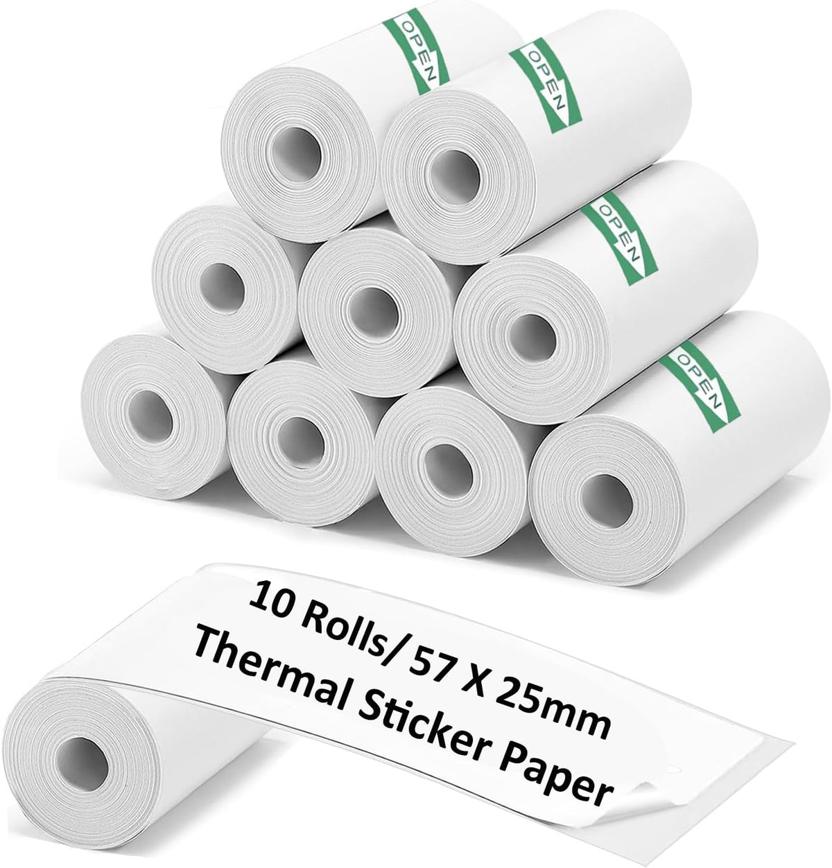 10 Rolls Mini Thermal Printer Paper