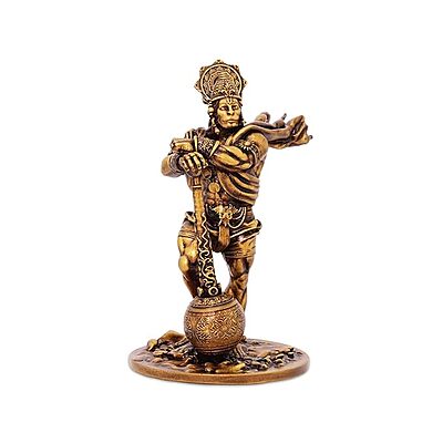 Bahubali Hanuman Ji Idol – 12.6 cm Resin Murti for Study Table Bahubali Hanuman Ji Idol – 12.6 cm Resin Murti for Study Table