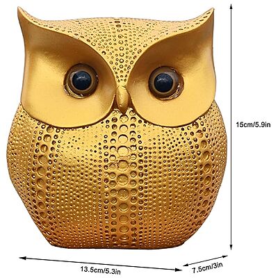Golden Wisdom Owl Showpiece – Symbol of Knowledge & Wealth Golden Wisdom Owl Showpiece – Symbol of Knowledge & Wealth