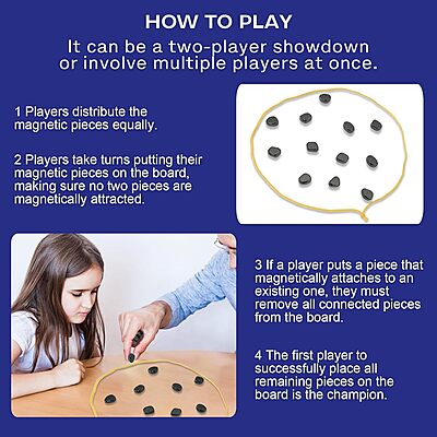 Kluster Magnetic Puzzle Board Game for Kids & Adults, Kluster Magnetic Puzzle Board Game for Kids & Adults,