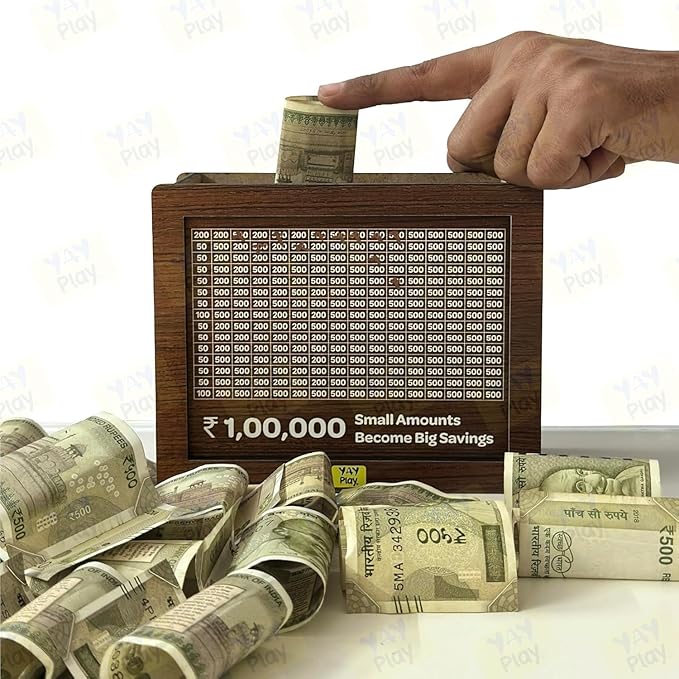 Smart Savings Box | ₹1,00,000 Challenge Piggy Bank Smart Savings Box | ₹1,00,000 Challenge Piggy Bank