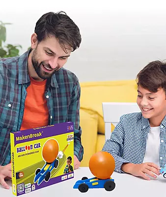 DIY Air-Powered Balloon Car Toy DIY Air-Powered Balloon Car Toy