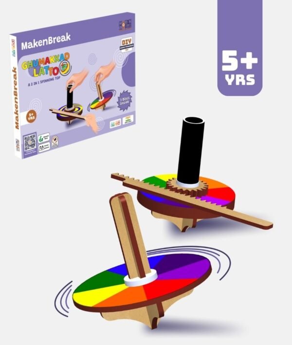 Ghumakkad, 2-in-1 spinning top Ghumakkad, 2-in-1 spinning top