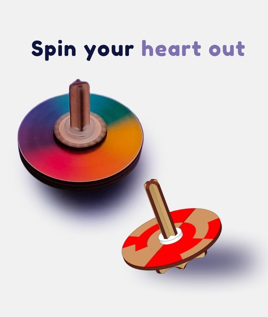 Ghumakkad, 2-in-1 spinning top Ghumakkad, 2-in-1 spinning top